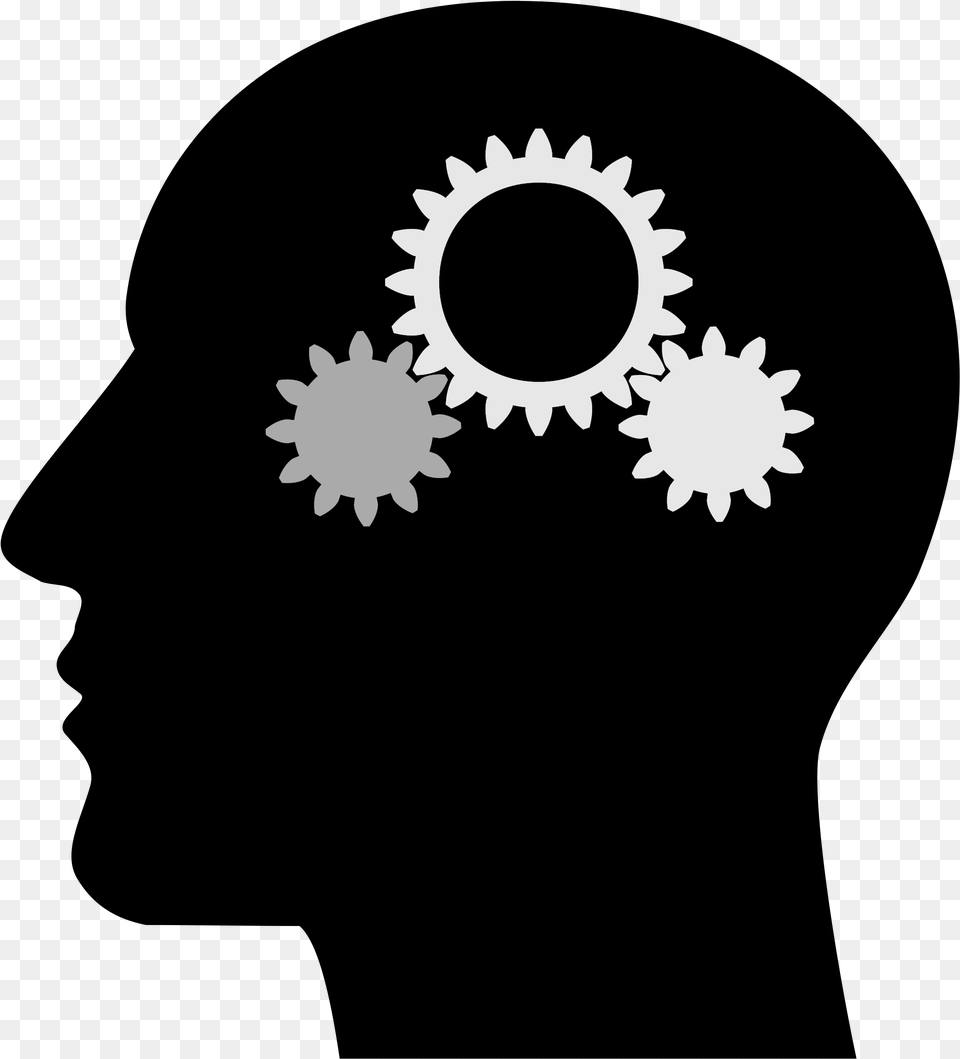 This Icons Design Of Thinking V1 Animation, Machine, Gear, Head, Person Png