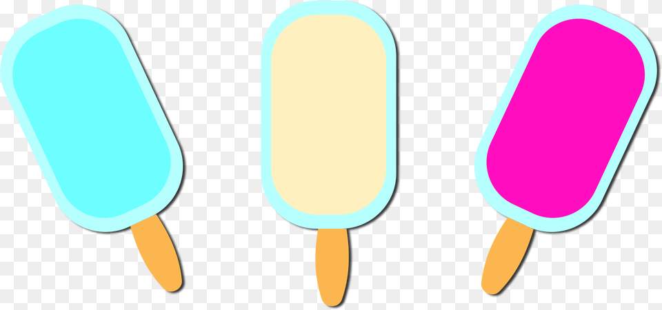This Icons Design Of Three Ice Cream Bars, Food, Ice Pop, Dessert, Ice Cream Png