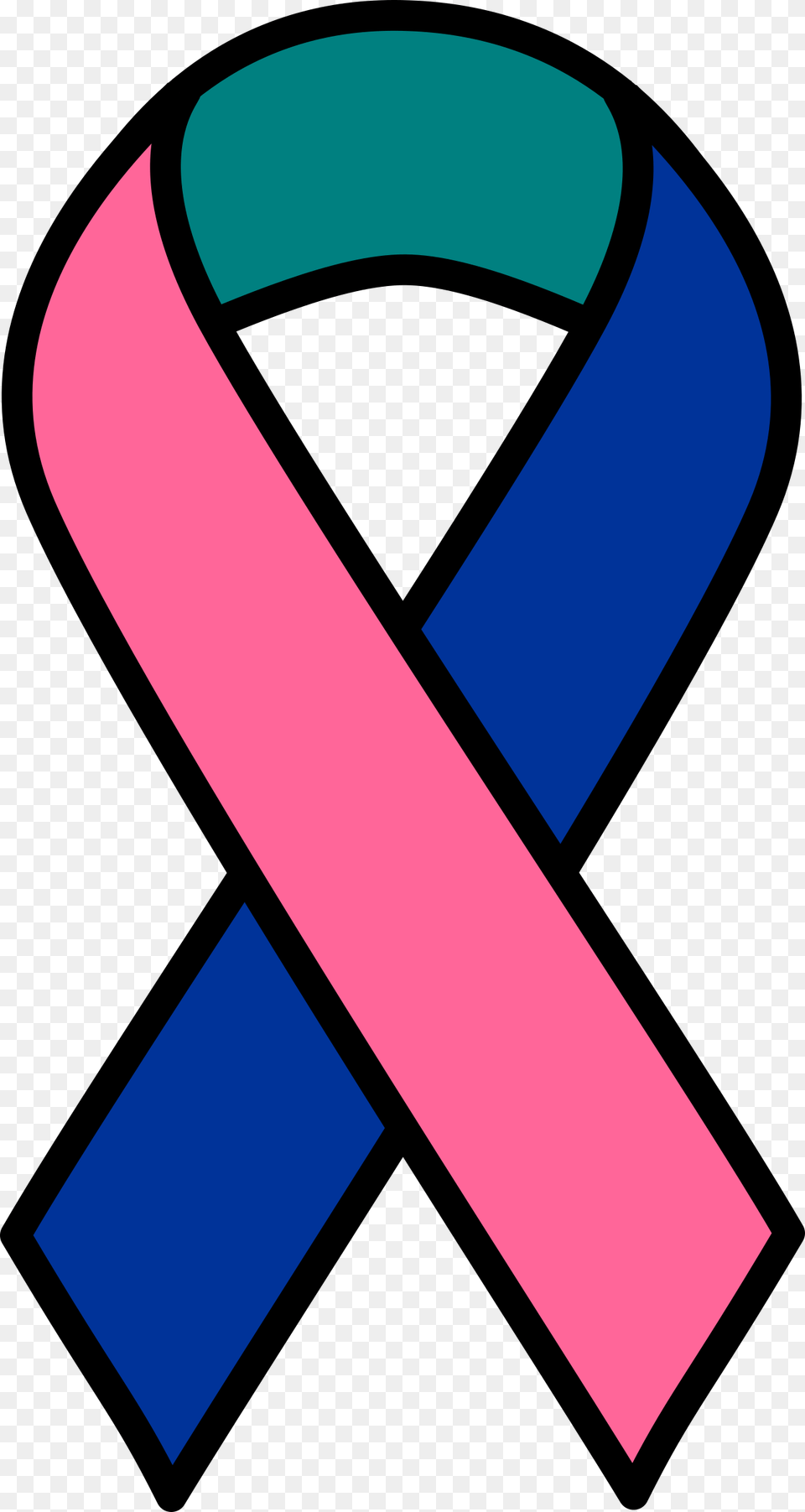 This Icons Design Of Thyroid Cancer Ribbon, Person Free Png Download