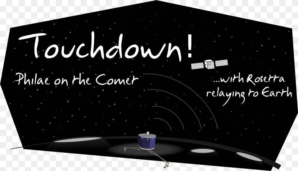 This Icons Design Of Touchdown Of Philae, Lighting, Computer, Pc, Outdoors Free Png Download