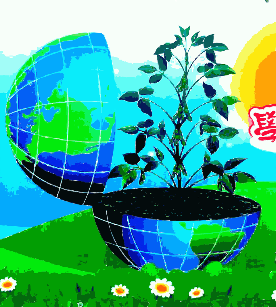 This Icons Design Of Tree In A Capsule, Green, Plant, Potted Plant, Astronomy Png