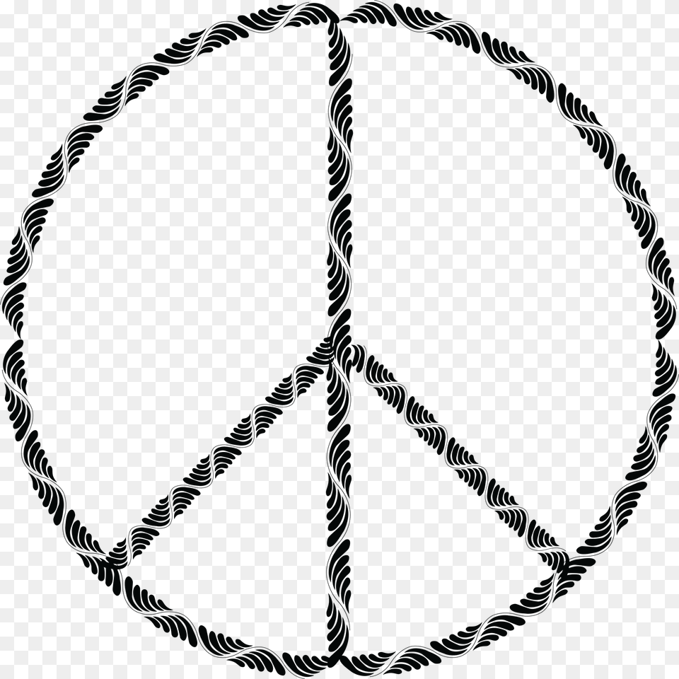 This Icons Design Of Trendy Peace Sign, Symbol, Cross Free Png