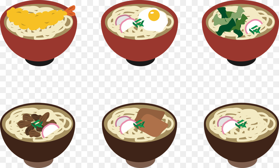 This Icons Design Of Udon Noodles, Food, Meal, Lunch, Dish Free Transparent Png