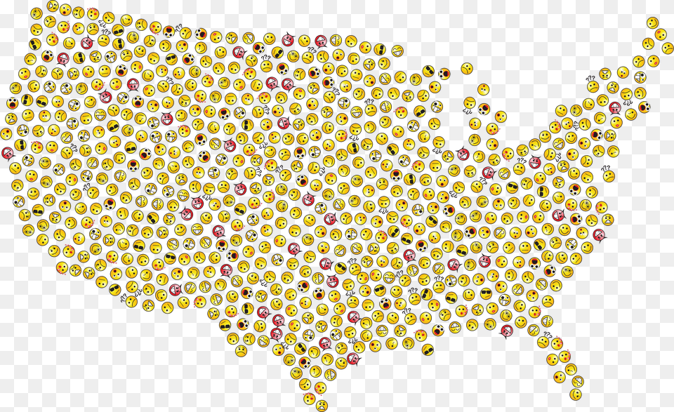 This Icons Design Of United States Smileys Blank Editable Congressional District Map, Accessories, Pattern Free Png