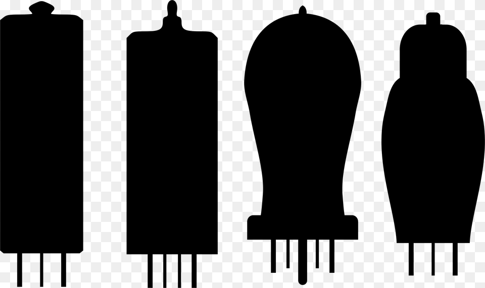 This Icons Design Of Vacuum Tubes, Gray Png