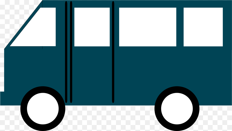 This Icons Design Of Van Minibus Coach Minivan, Bus, Transportation, Vehicle, Moving Van Free Transparent Png