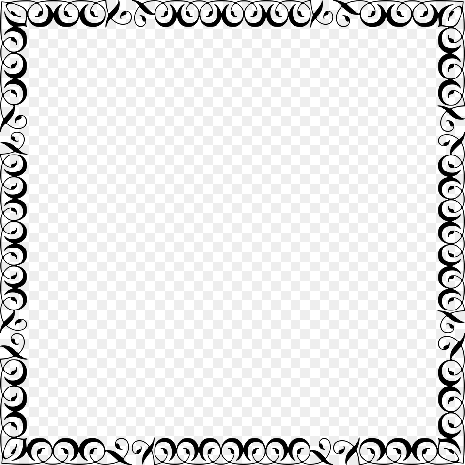 This Icons Design Of Vintage Filigree Extended, Gray Free Transparent Png