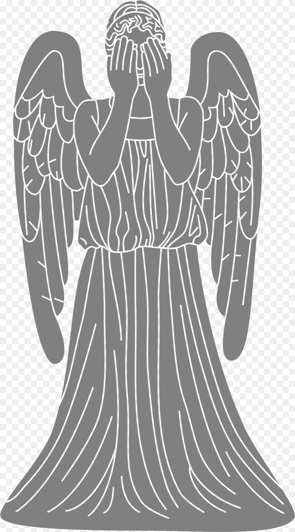 This Icons Design Of Weeping Angel, Adult, Bride, Female, Person Free Transparent Png