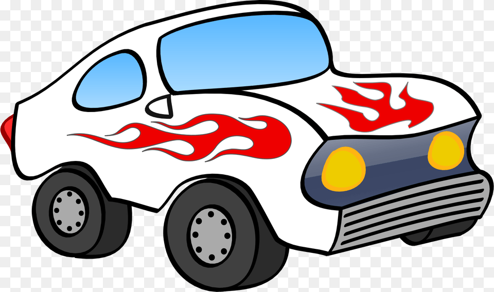This Icons Design Of White Fun Car Hot Wheel Cars Clip Art, Device, Grass, Lawn, Lawn Mower Png