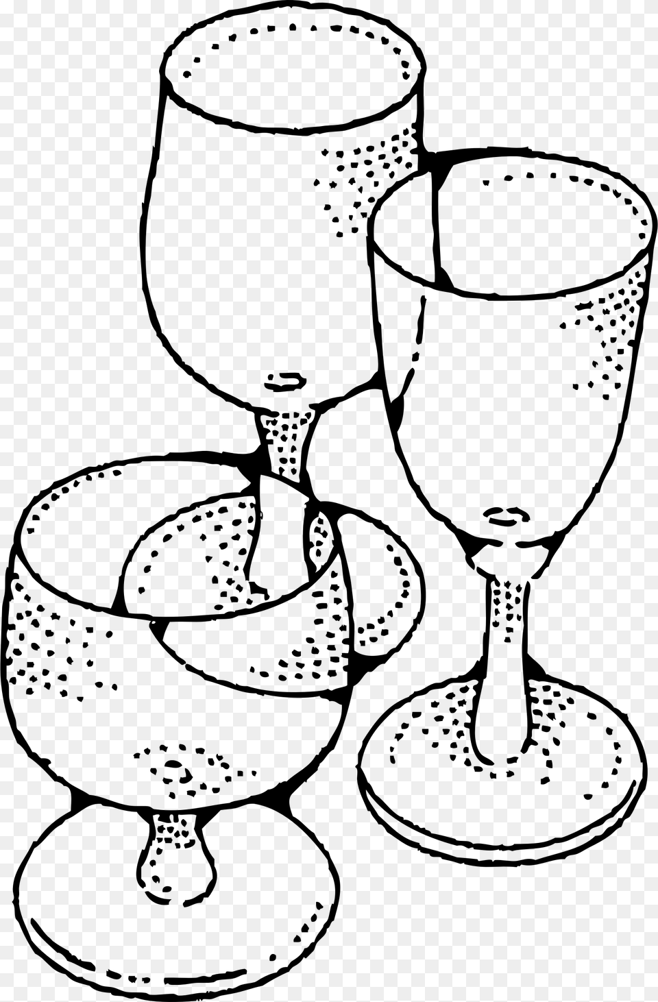 This Icons Design Of Wine Glasses, Gray Free Png Download