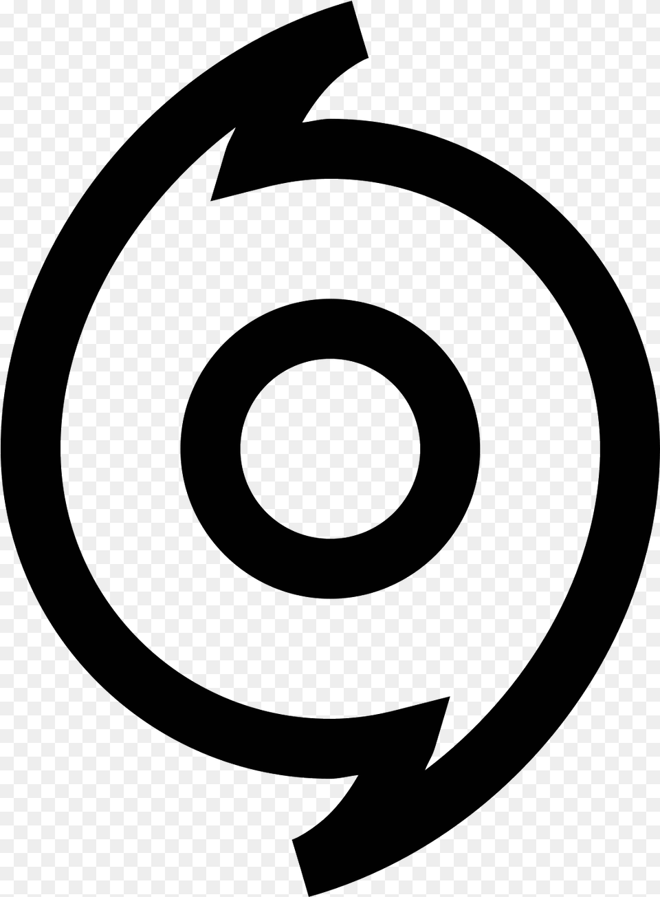 This Image Is A Logo Of A Circle That Has A Point On Origin White Logo, Gray Free Png Download
