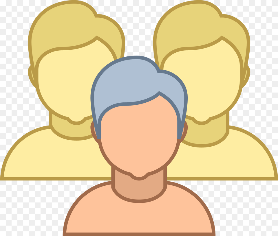 This Image Is Depicting A Group Of Four People Clustered Icon, Cap, Clothing, Hat, Bathing Cap Png