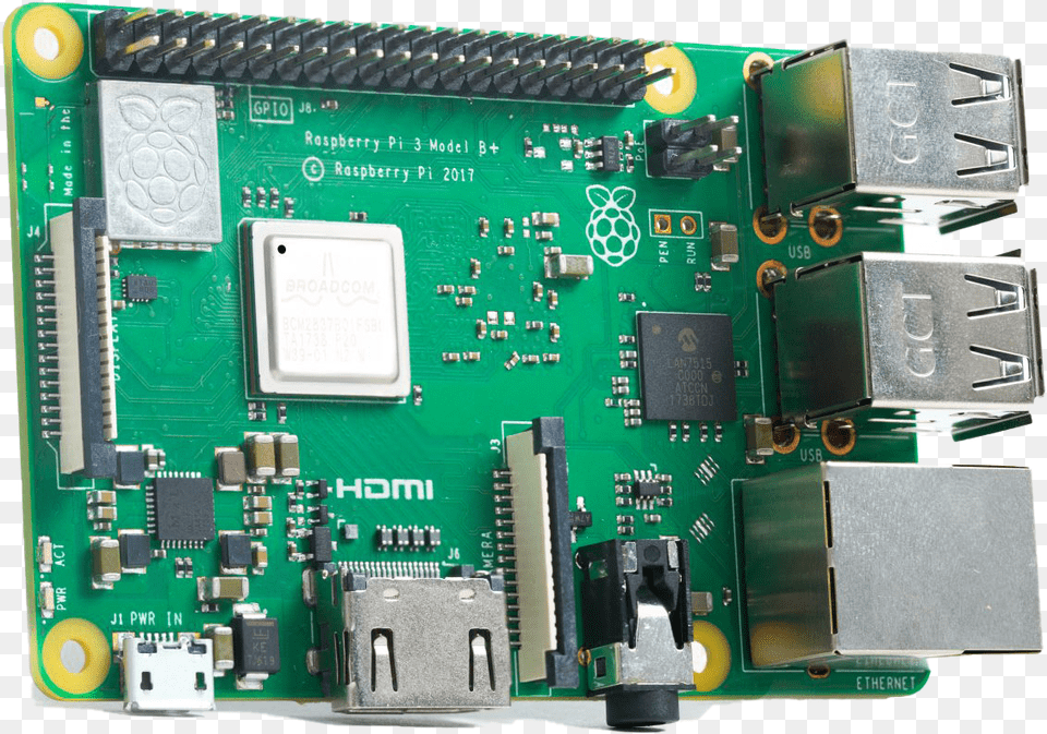 This Image Is Of The New Raspberry Pi 3 Model B That Raspberry Pi Model 3 B, Electronics, Hardware, Computer Hardware, Machine Free Png Download