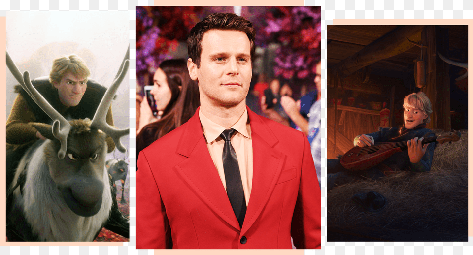 This Image May Contain Jonathan Groff Tie Accessories Formal Wear, Formal Wear, Art, Collage, Man Png