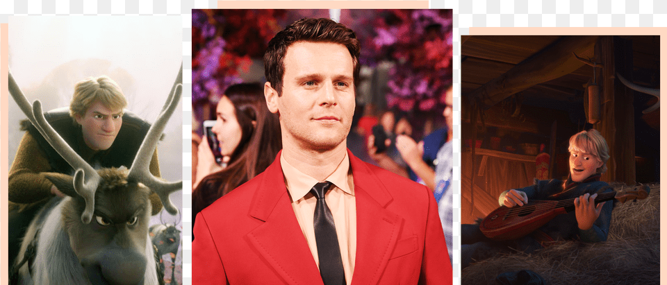 This Image May Contain Jonathan Groff Tie Accessories Jonathan Groff Lost In The Woods, Art, Collage, Formal Wear, Person Free Png Download