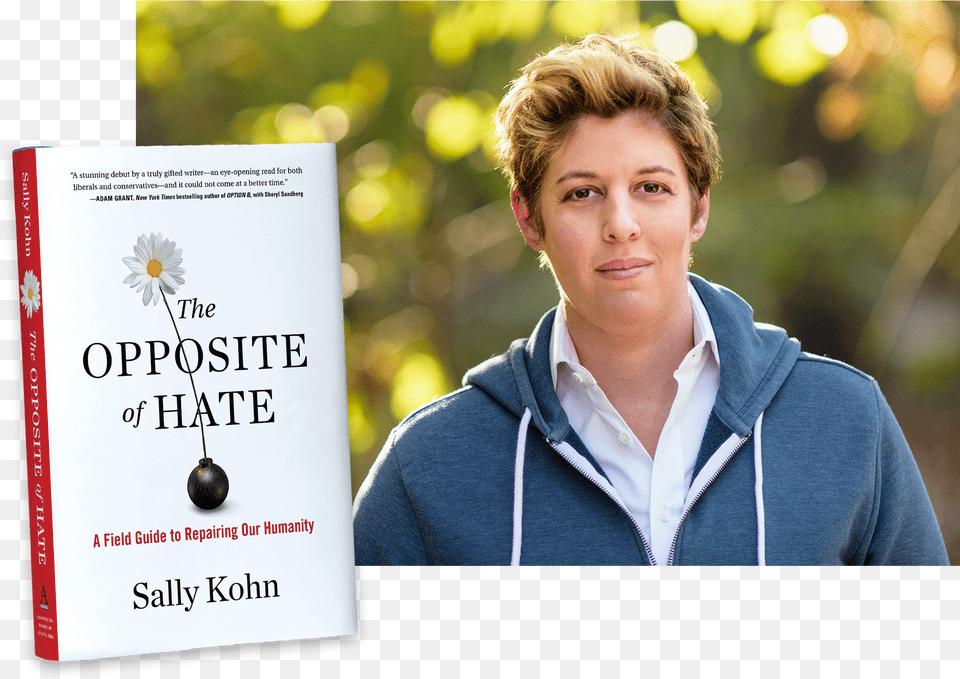 This Image May Contain Sally Kohn Human Person Brochure Opposite Of Hate Sally Kohn Png