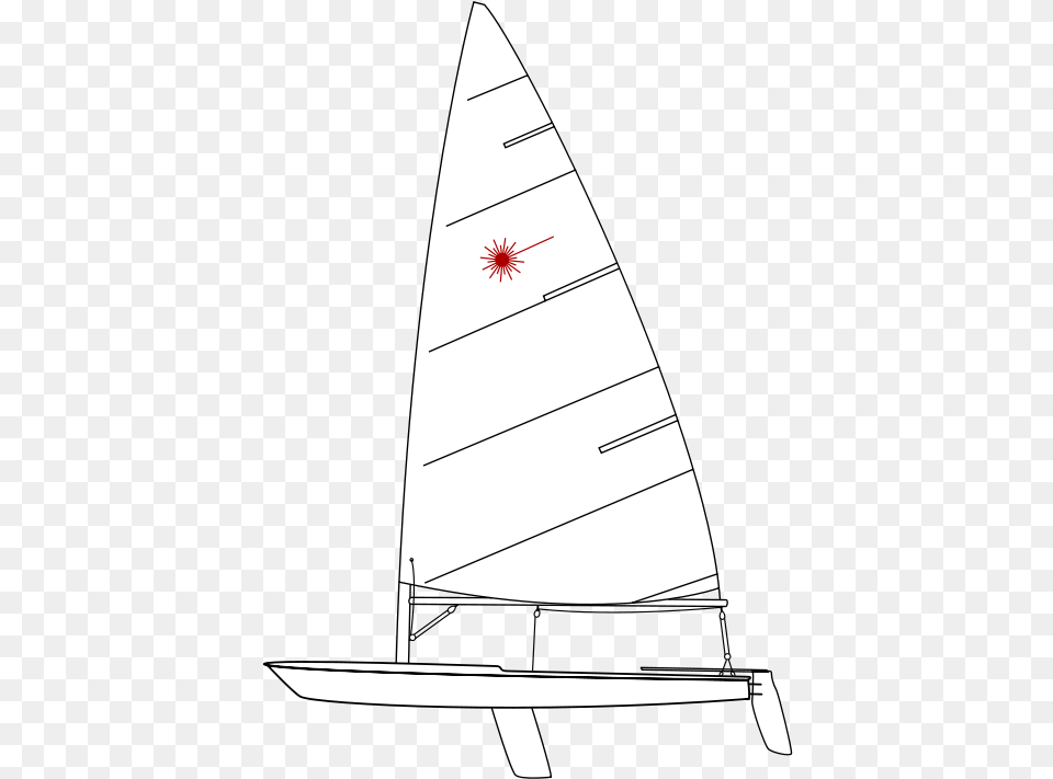 This Image Rendered As In Other Widths Laser Sailing Design, Boat, Sailboat, Transportation, Vehicle Png