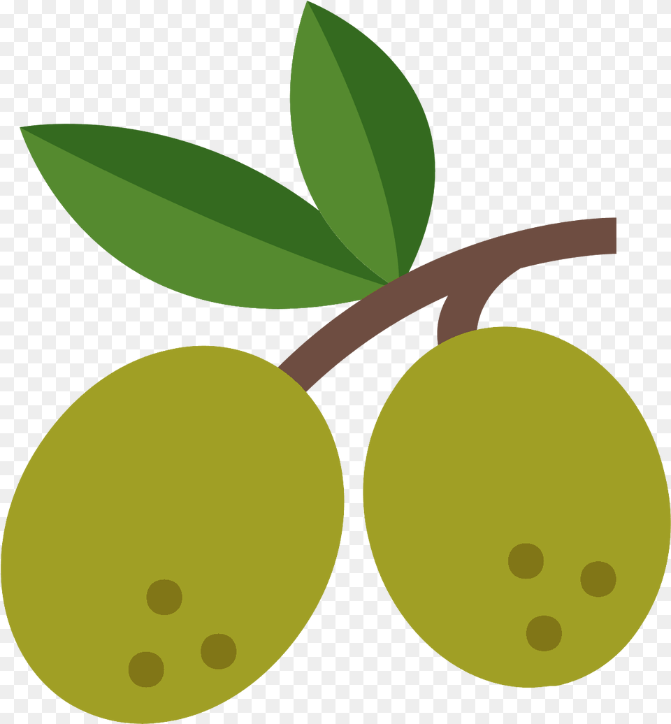 This Image Represents An Olive Icon Olive, Food, Fruit, Leaf, Plant Png