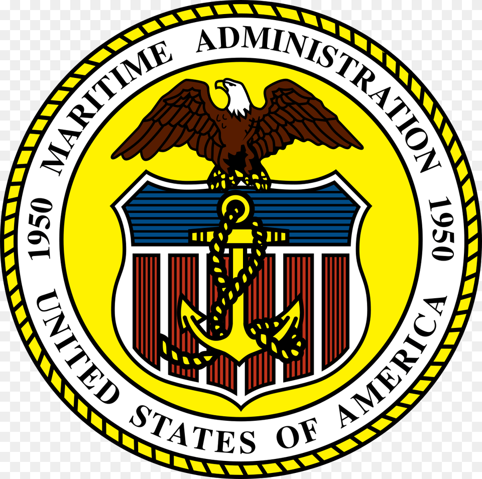 This Includes Supporting The United States Maritime Maritime Administration Logo, Emblem, Symbol, Animal, Bird Png