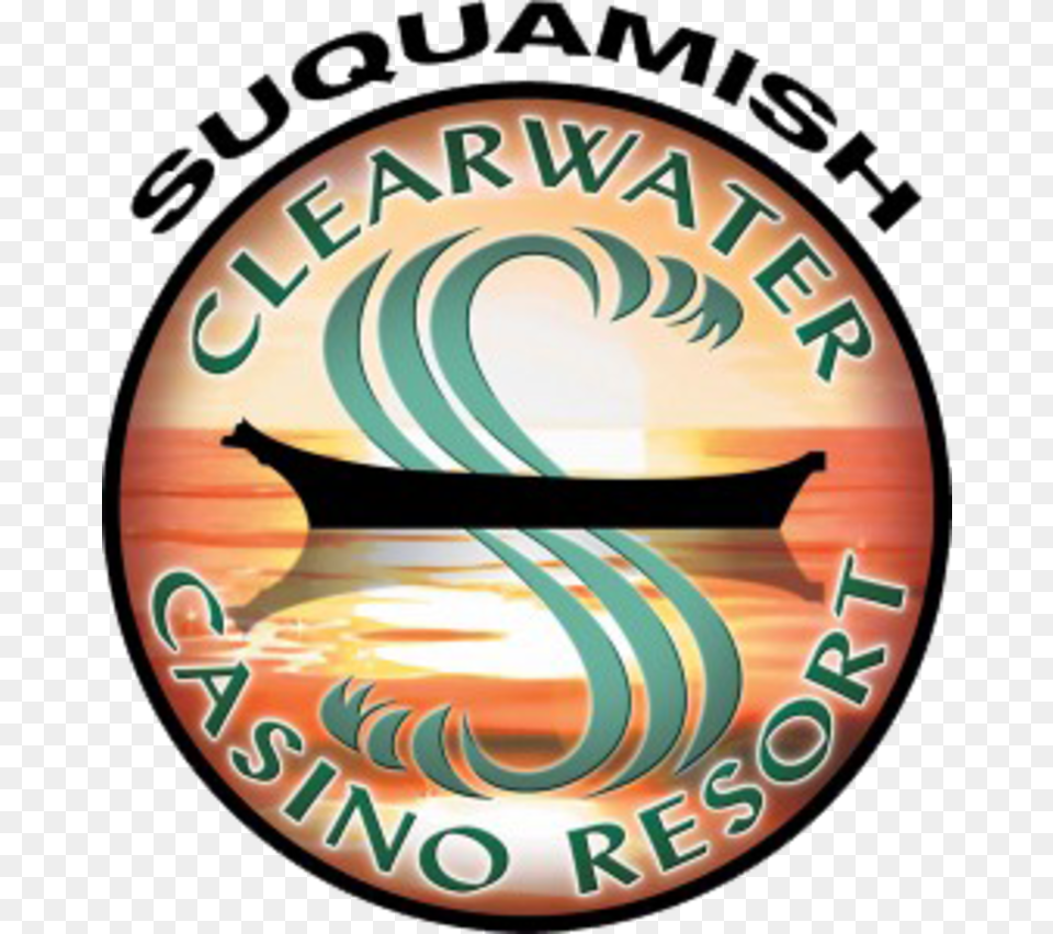 This Is A 21 Only Event Suquamish Clearwater Casino Logo, Badge, Symbol, Can, Tin Png Image