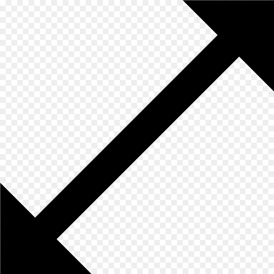 This Is A Of A Doubled Sided Arrow Capacity Icon, Gray Png Image