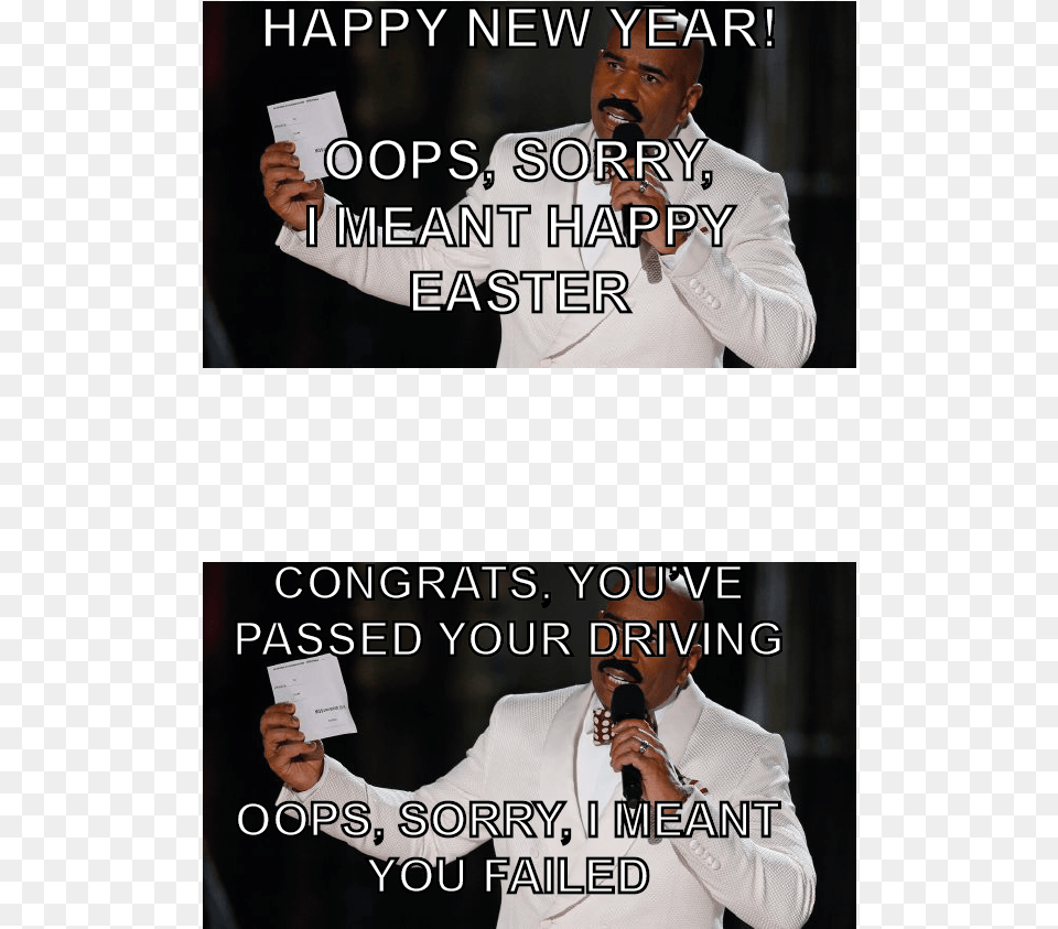 This Is A Meme Of Steve Harvey Flyer, Suit, Clothing, Shirt, Formal Wear Png Image