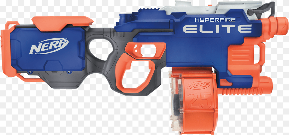 This Is A Nerf Gun Hype Fire Automatic Nerf Gun Big Nerf Elite Hyper Fire, Toy, Water Gun Free Png