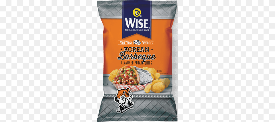 This Is A New Potato Chip Flavor From The Company Wise Korean Bbq Chips, Food, Pizza, Snack, Animal Png Image