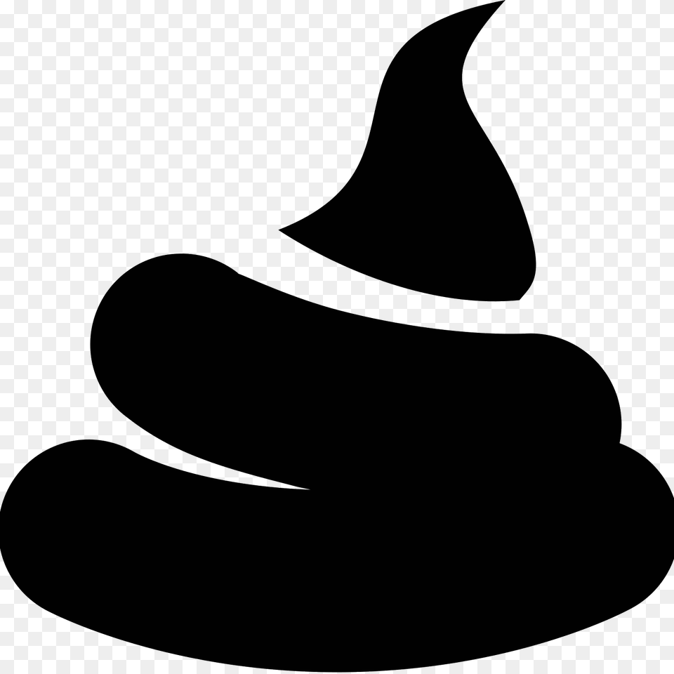 This Is A Picture Of A Small Pile Of Poo That Is Sitting Poo Icon, Gray Png