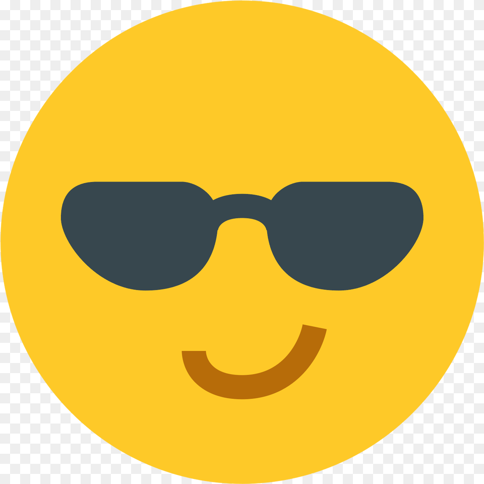 This Is A Picture Of A Smiley Face That Is Looking Emoticon, Accessories, Sunglasses, Astronomy, Moon Free Png Download