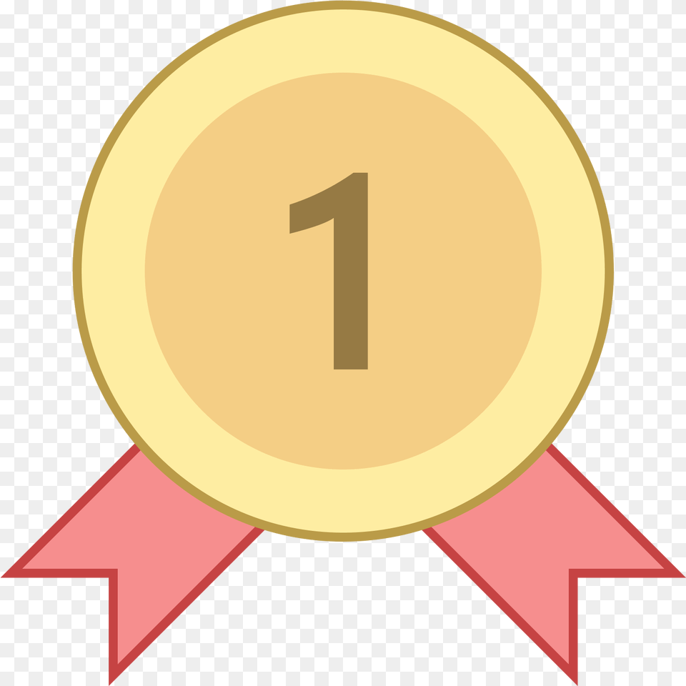 This Is A Picture Of An Award Ribbon For Being Number Top Seller Icon, Gold, Gold Medal, Trophy, Text Png Image