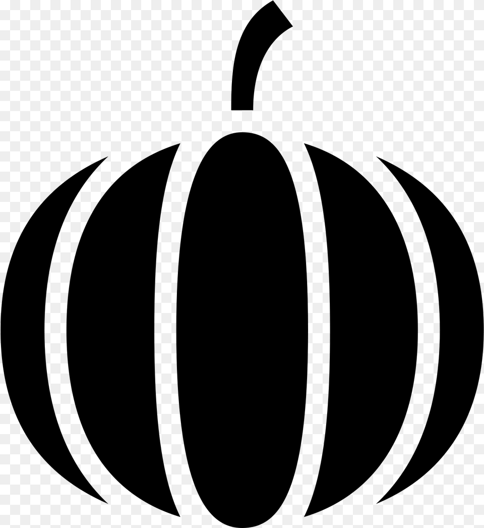 This Is A Pumpkin Which Is An Oval Illustration, Gray Free Png Download