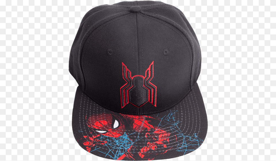This Is A Spider Man Homecoming Spiderman Snapback, Baseball Cap, Cap, Clothing, Hat Png