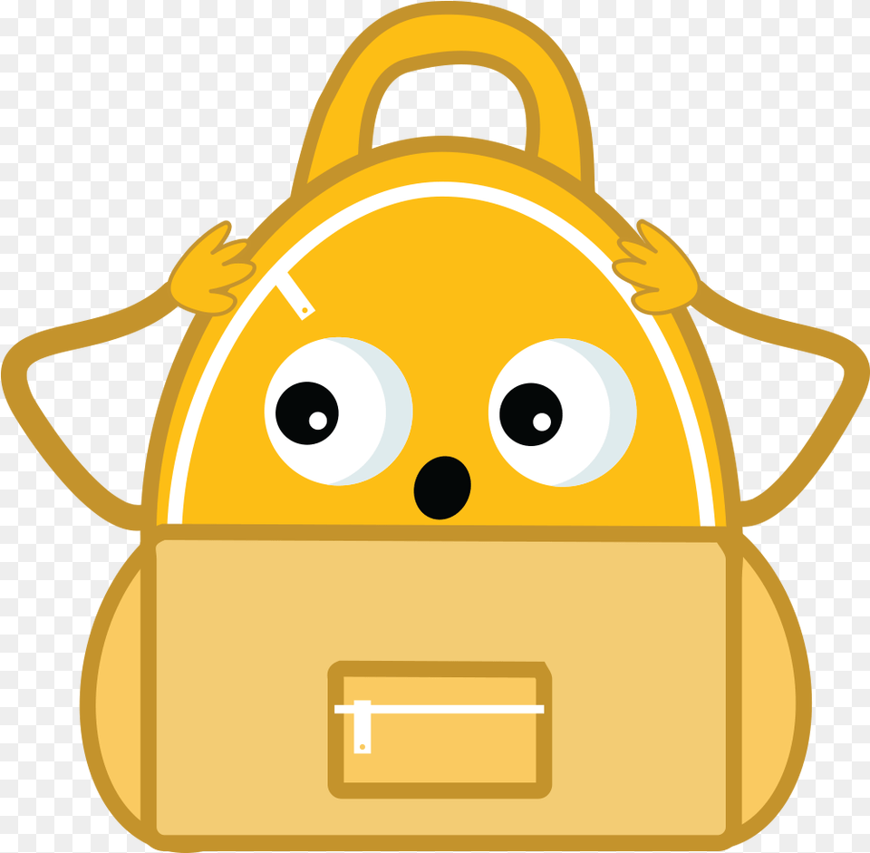 This Is A Sticker Of A Backpack Emoji, Bag, Accessories, Handbag, Bulldozer Free Transparent Png