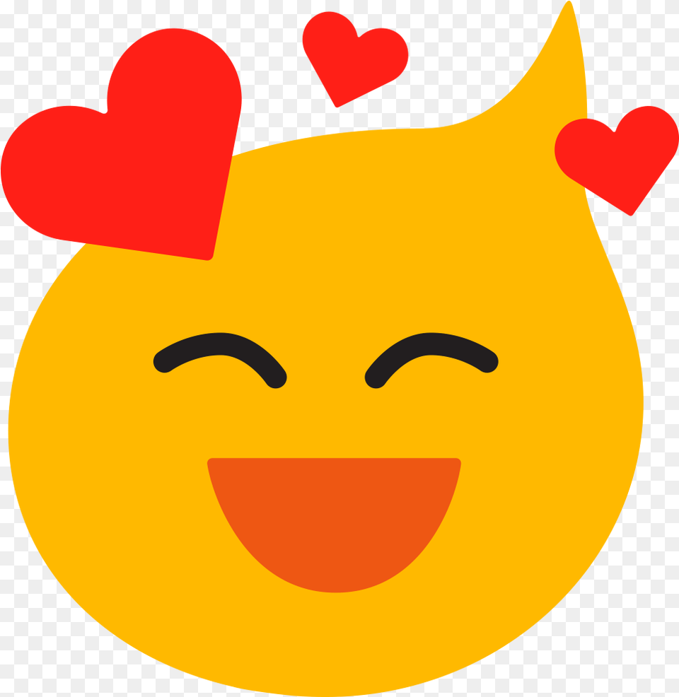 This Is A Sticker Of An Love Smile Emoji Emoji Clipart Smiley Free Transparent Png