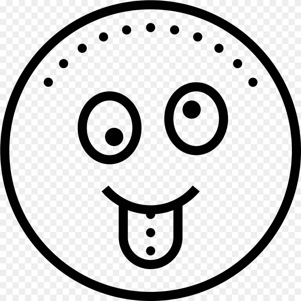 This Is An Icon Representing The Emotion Crazy Bubble Letter G, Gray Png Image