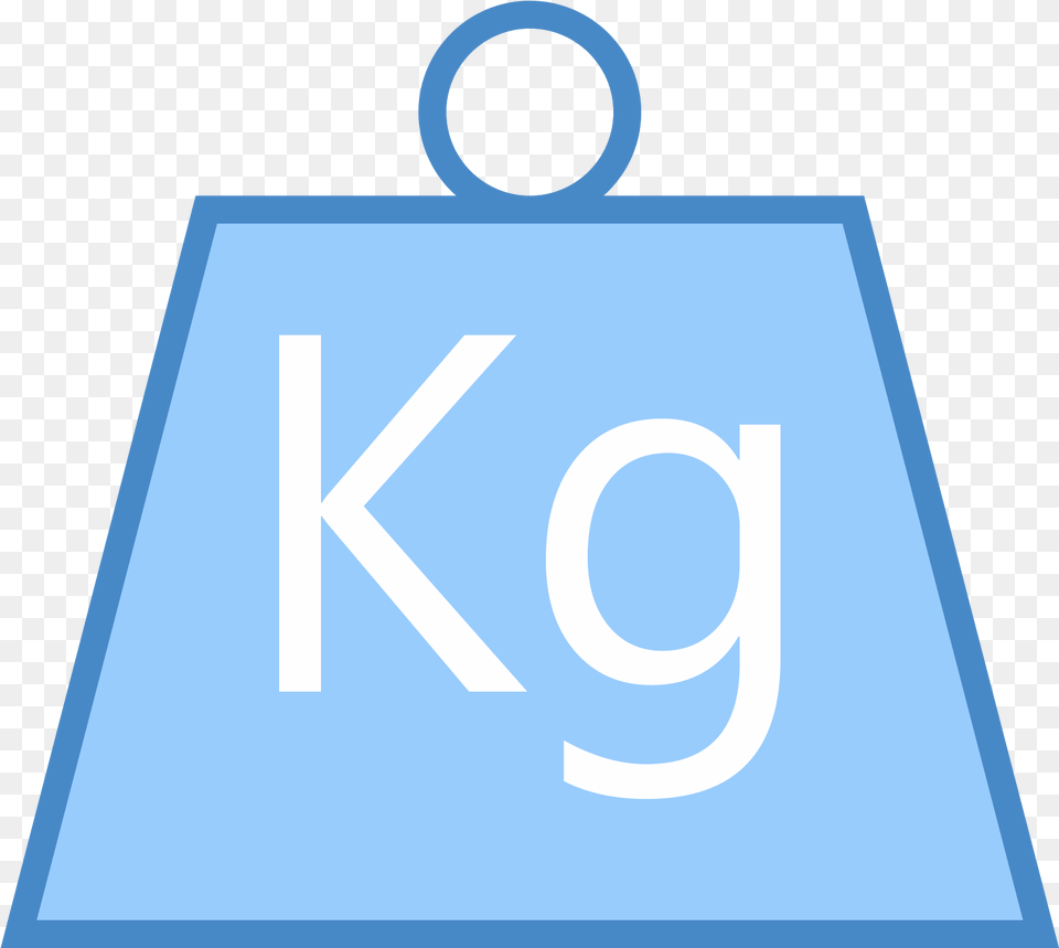This Is An Icon Symbolizing A Heavy Weight Icon For Weight Blue, Sign, Symbol, Text Free Png