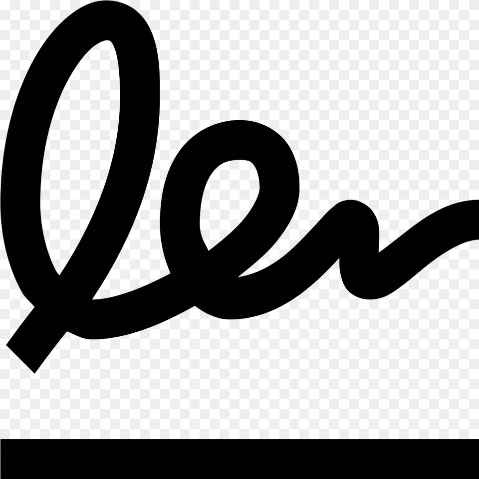 This Is An Of A Signature With A Horizontal Line Signature Icon Free, Gray Png Image