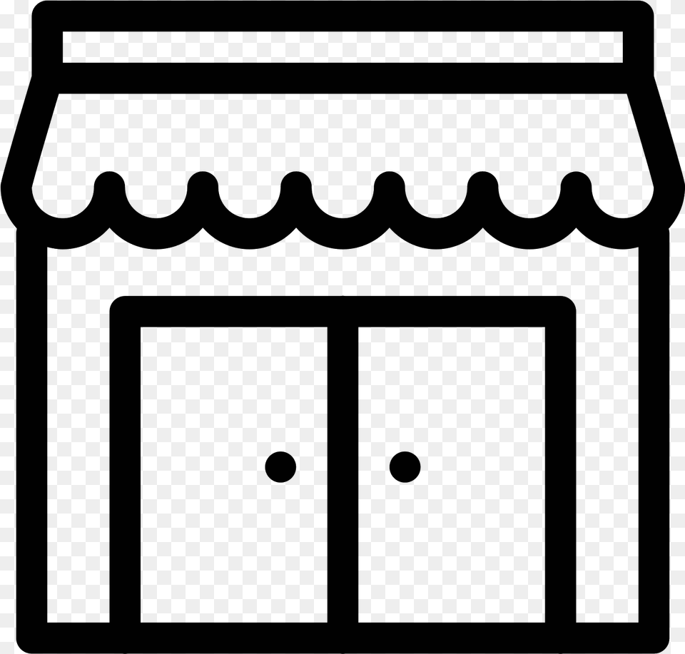 This Is An Of A Storefront Of A Business Small Business Icon Vector, Gray Png Image