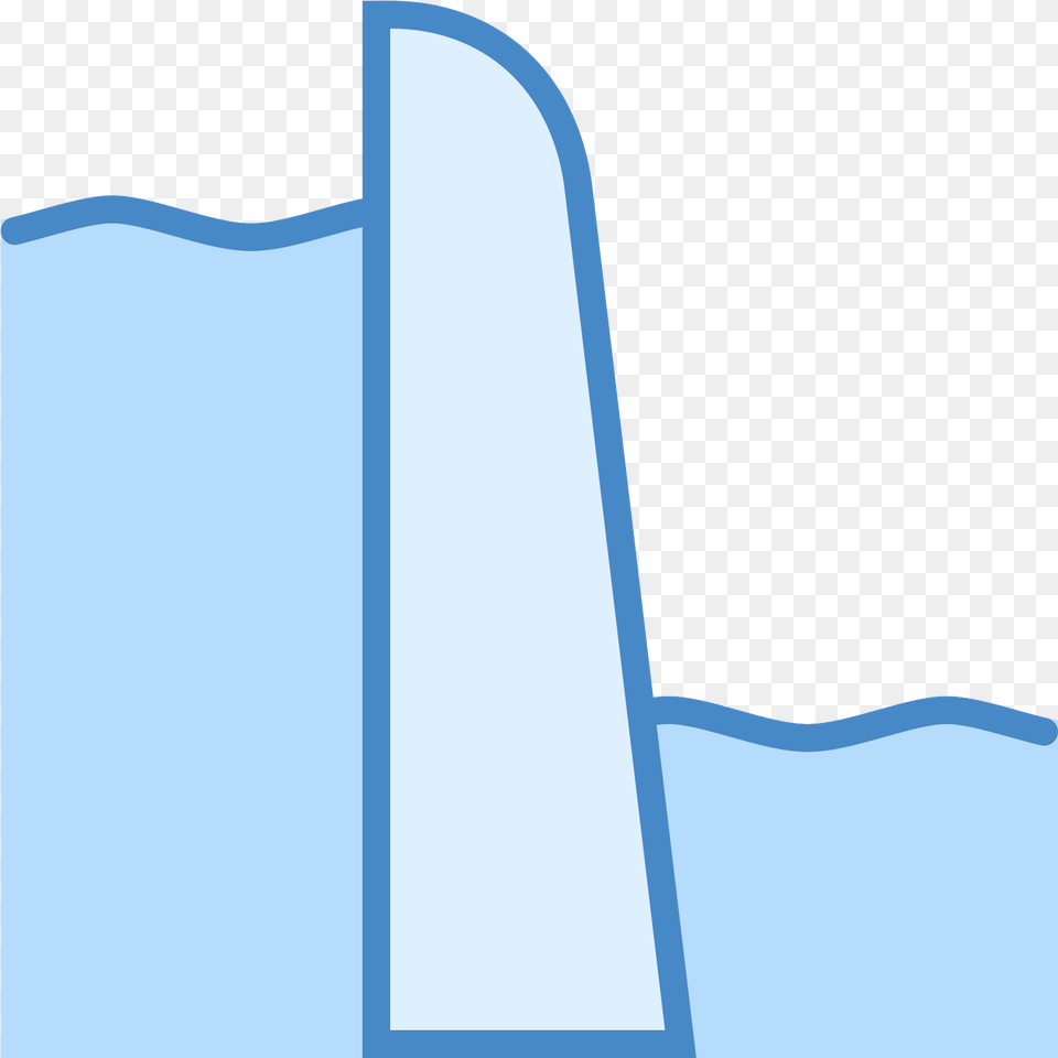 This Is An Of Two Sets Of Wavy Lines With A Dam, Outdoors, Ice, Nature, Cross Free Png
