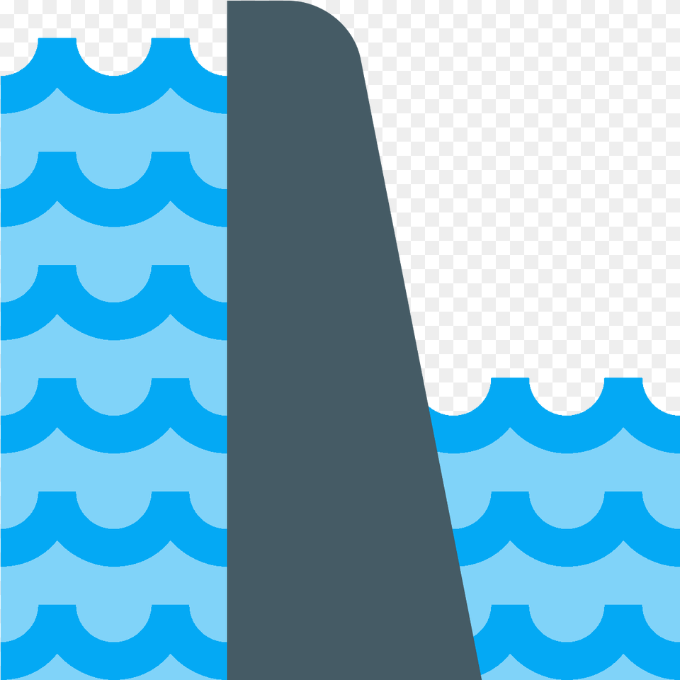 This Is An Of Two Sets Of Wavy Lines With A Dam Svg Barrage, Water Free Transparent Png