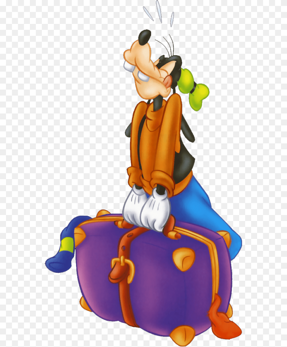 This Is How I Goofy With Luggage, Cartoon Free Transparent Png