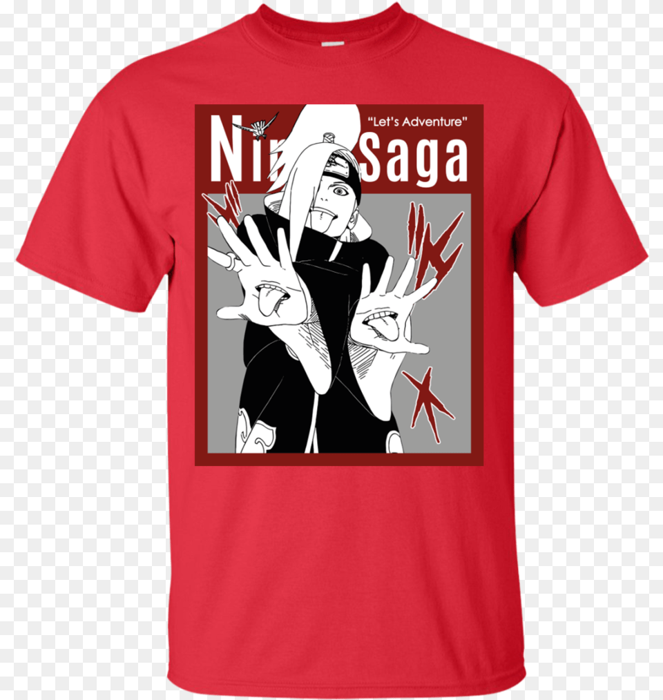 This Is Manga Deidara Naruto T Shirt Amp Hoodie Houston Rockets T Shirt Design, T-shirt, Clothing, Adult, Person Free Png Download