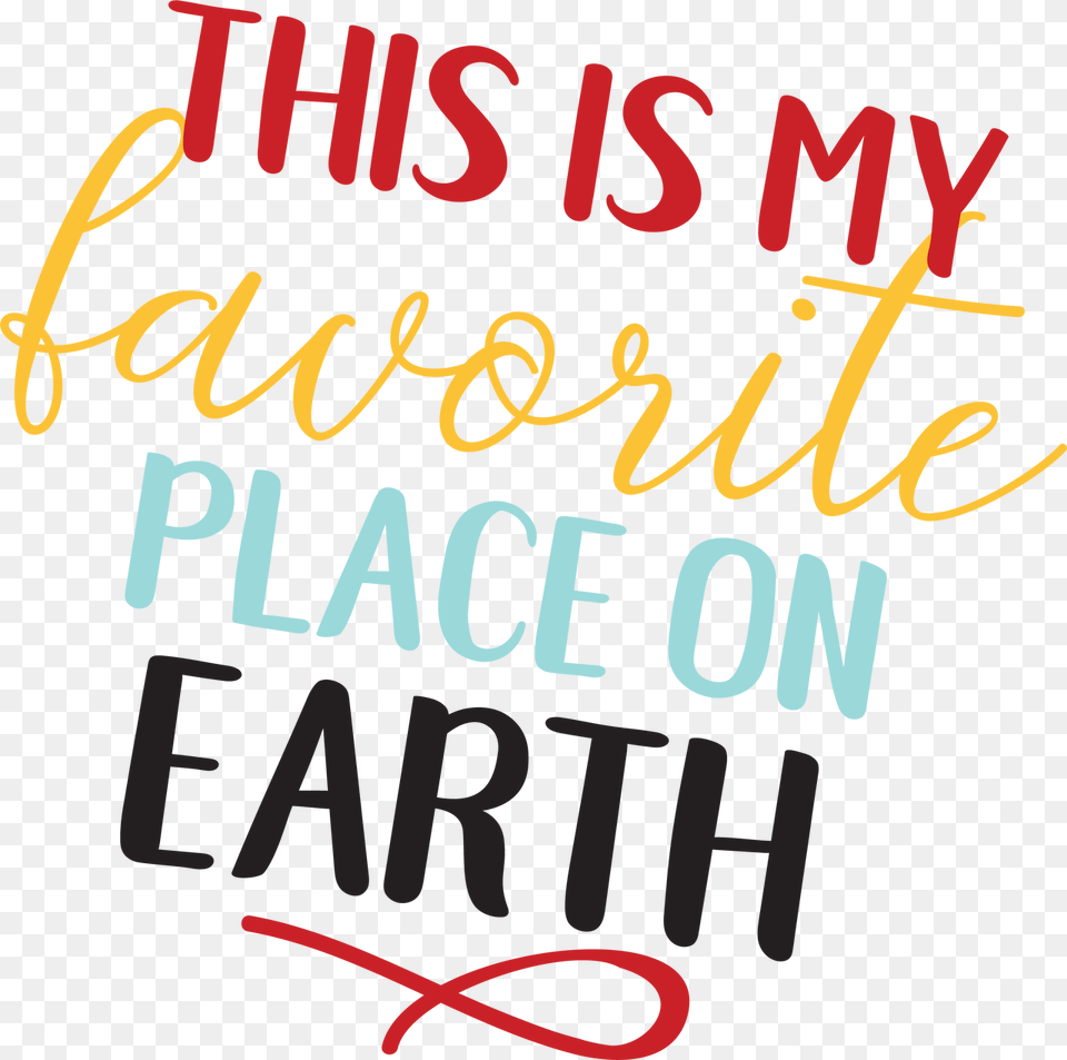 This Is My Favorite Place On Earth Svg Cut File My Favorite Place, Text, Book, Publication Free Transparent Png