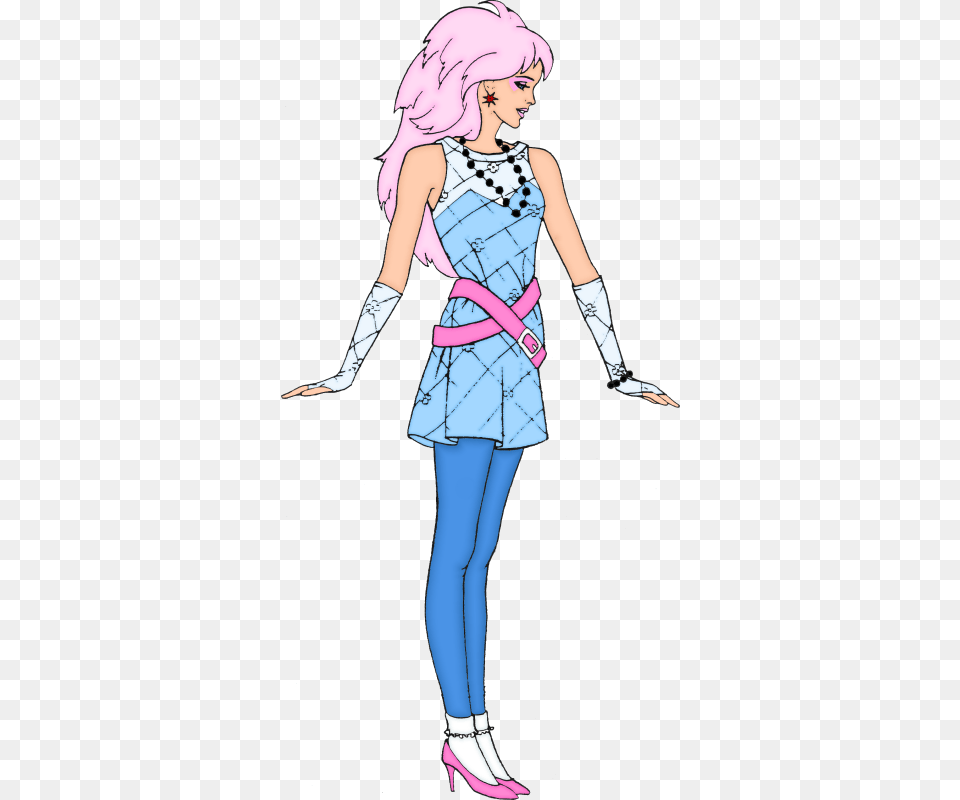 This Is My Favourite Jem Outfit Twilight In Paris It39s Jem Fashion, Book, Child, Comics, Female Free Png Download