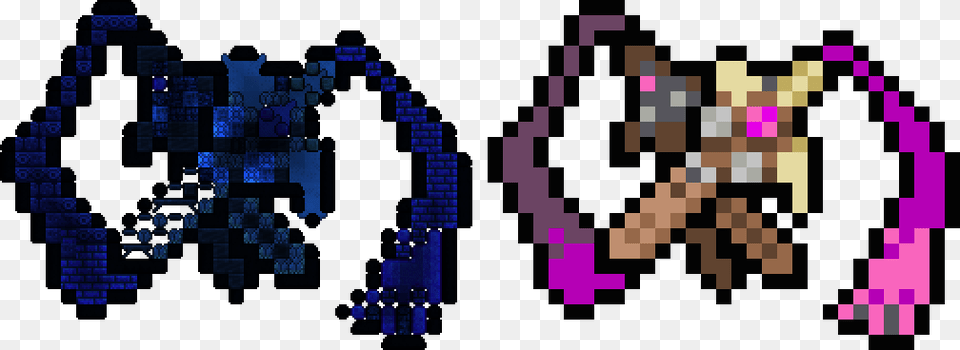 This Is My First Pixel Art I39ve Ever Done In Terraria, Purple, Accessories, Pattern, Qr Code Png Image