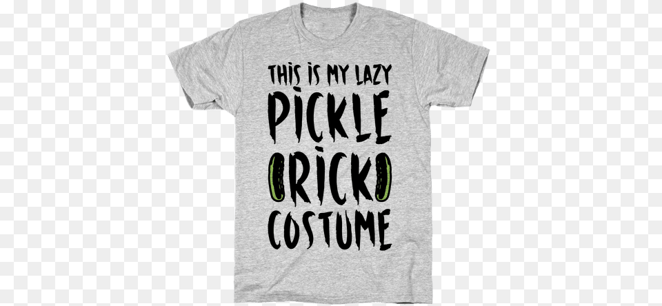 This Is My Lazy Pickle Rick Costume Mens T Shirt Funny Muscle Shirts, Clothing, T-shirt Png Image