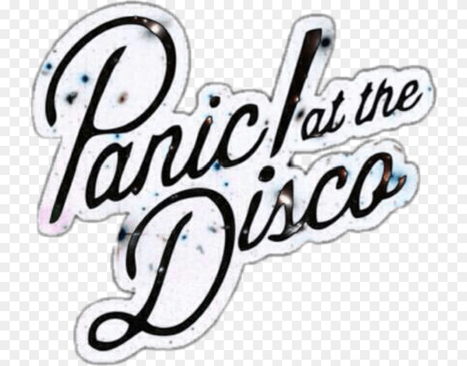 This Is My Panic At The Disco Sticker Feel To Panic At The Disco, Logo, Text, Cross, Symbol Png Image