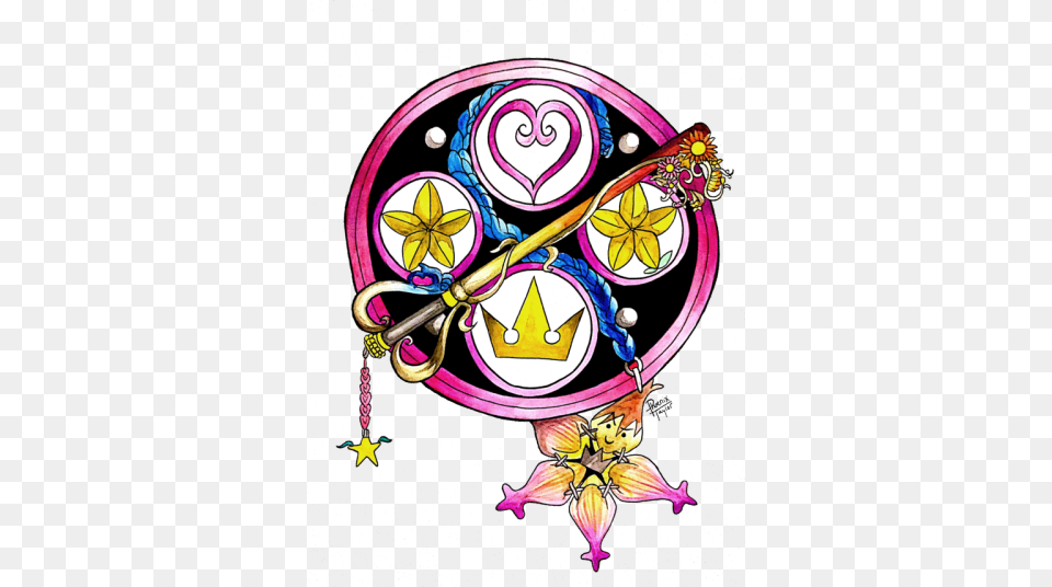 This Is My Simplistic Kairi Tattoo Design Circle, Art, Graphics Png Image