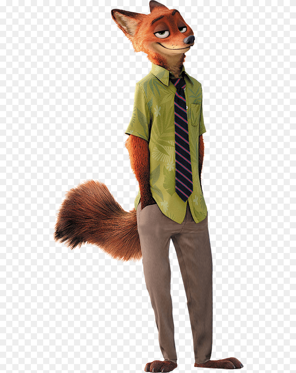 This Is Nick As A Maned Wolf Zootropolis Characters, Accessories, Formal Wear, Necktie, Tie Png